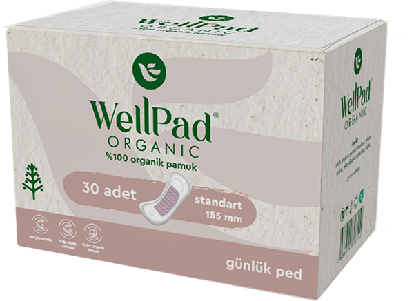 WellPad Organik Günlük Ped - 245 mm