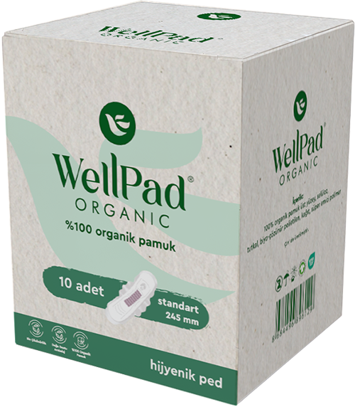WellPad Organik Hijyenik Ped - 245 mm